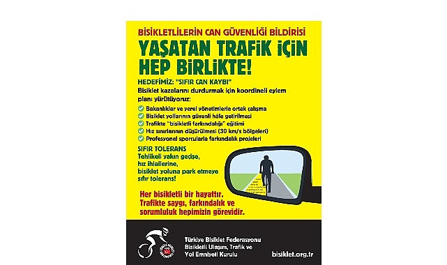 Türkiye Bisiklet Federasyonu Bisikletli Ulaşım, Trafik ve Yol Emniyeti Kurulu görseli