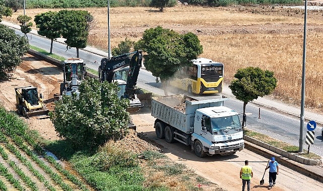 Başkan Çerçioğlu, Aydın’ın tüm ilçelerinde yol yapım ve yenileme çalışmalarını sürdürüyor görseli