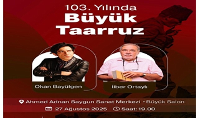 Okan Bayülgen ve Prof. Dr. İlber Ortaylı İzmirliler ile buluşacak görseli