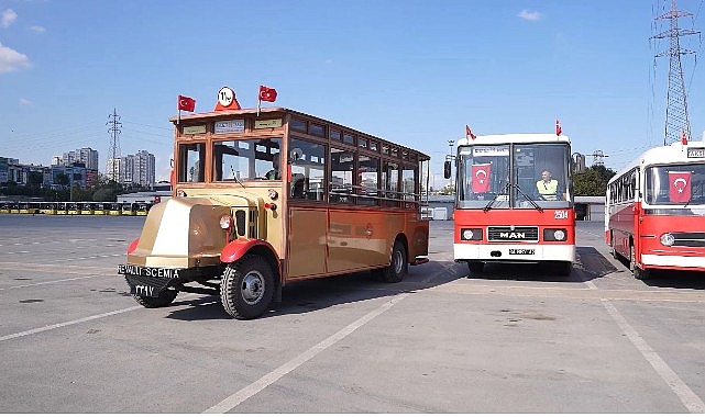 İETT’nin, Yaşı Cumhuriyet Tarihine Yakın Nostaljik Araçları görseli