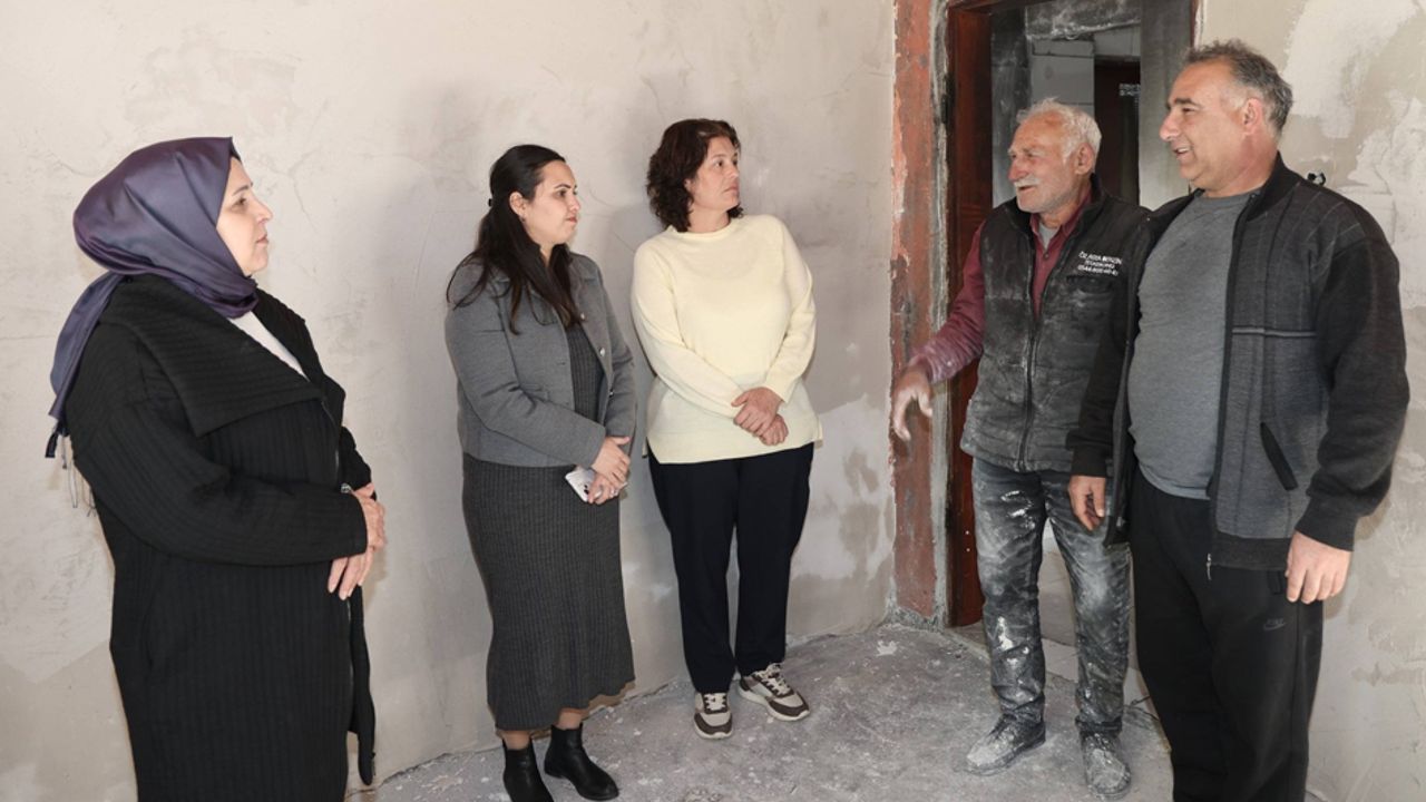 Aksu Belediyesi’nden yangın mağduru aileye destek görseli