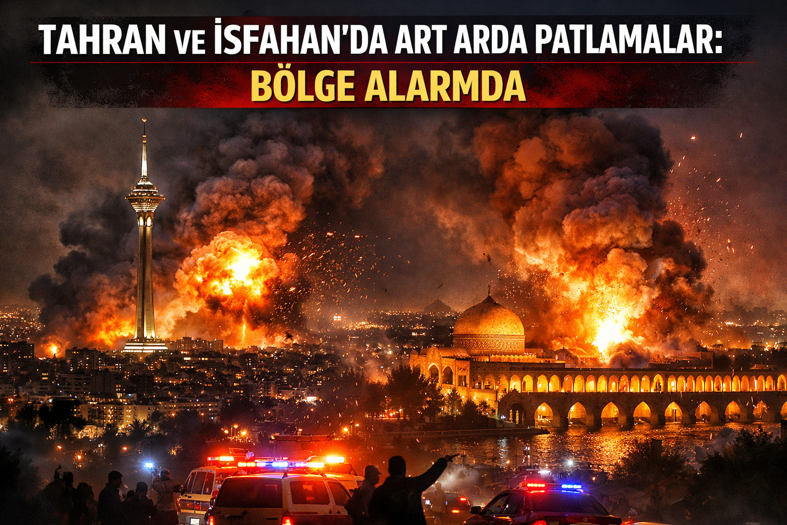 Tahran ve İsfahan’da Art Arda Patlamalar: Bölge Alarmda! görseli