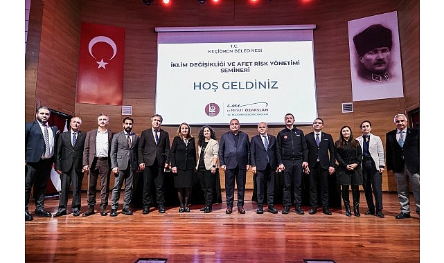 Keçiören’de “İklim Değişikliği ve Afet Risk Yönetimi” Semineri Düzenlendi görseli