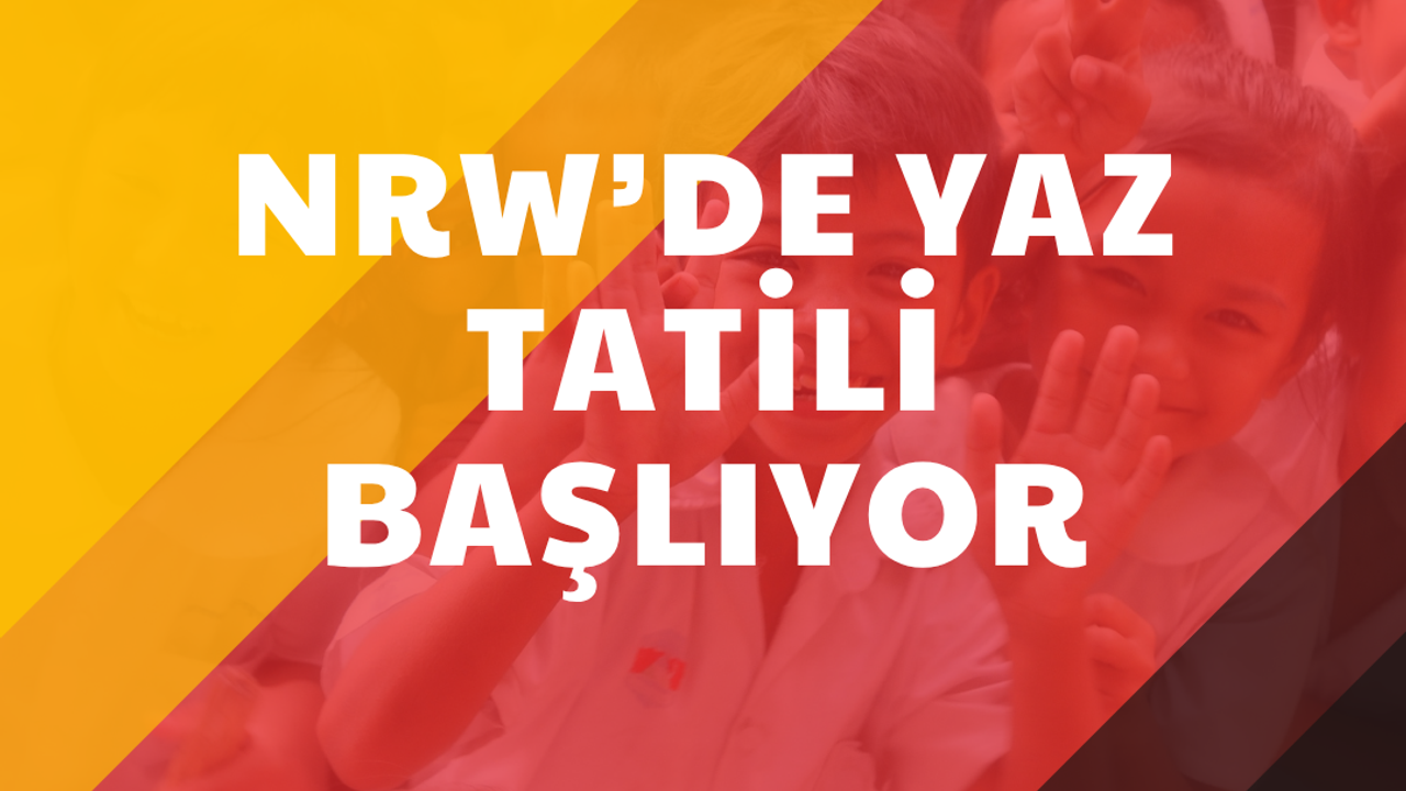 Almanya’da yaz tatili başlıyor: Kuzey Ren Vestfalya’da okullar cuma günü kapanıyor görseli