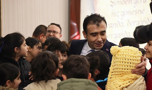 İbrahim Bey Ortaokulu Öğrencilerinden Belediye Başkanı Kalaycı’ya Ziyaret görseli