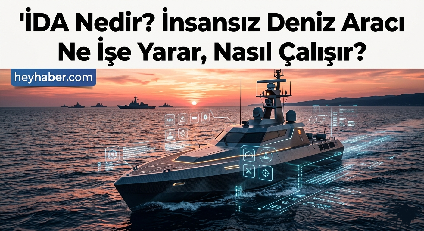 İDA Nedir? İnsansız Deniz Aracı Ne İşe Yarar, Nasıl Çalışır? görseli