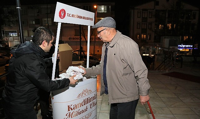 Keçiören’de Regaip Kandili Bereketi Paylaşmayla Yaşandı görseli