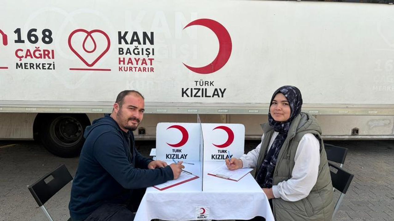 Çineli veliler kanlarını bağışladı görseli