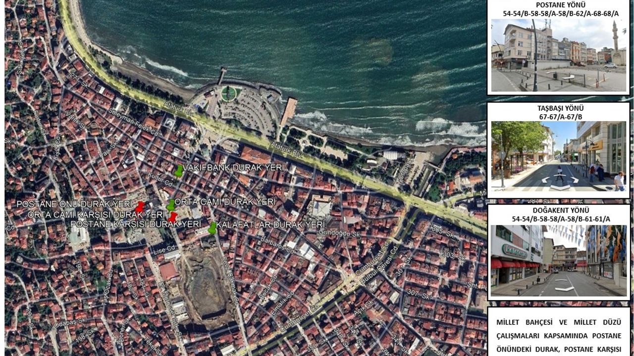 Altınordu'da geçici ulaşım değişikliği görseli