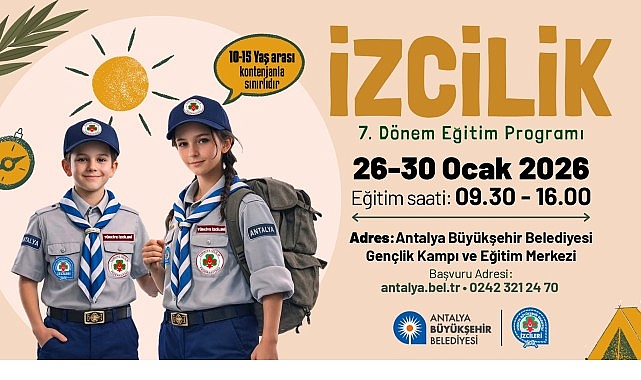 Büyükşehir’in 7. dönem izcilik eğitimleri başlıyor görseli