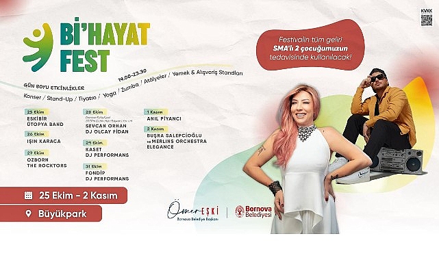 Bi’Hayat Fest Bornova’da başlıyor görseli