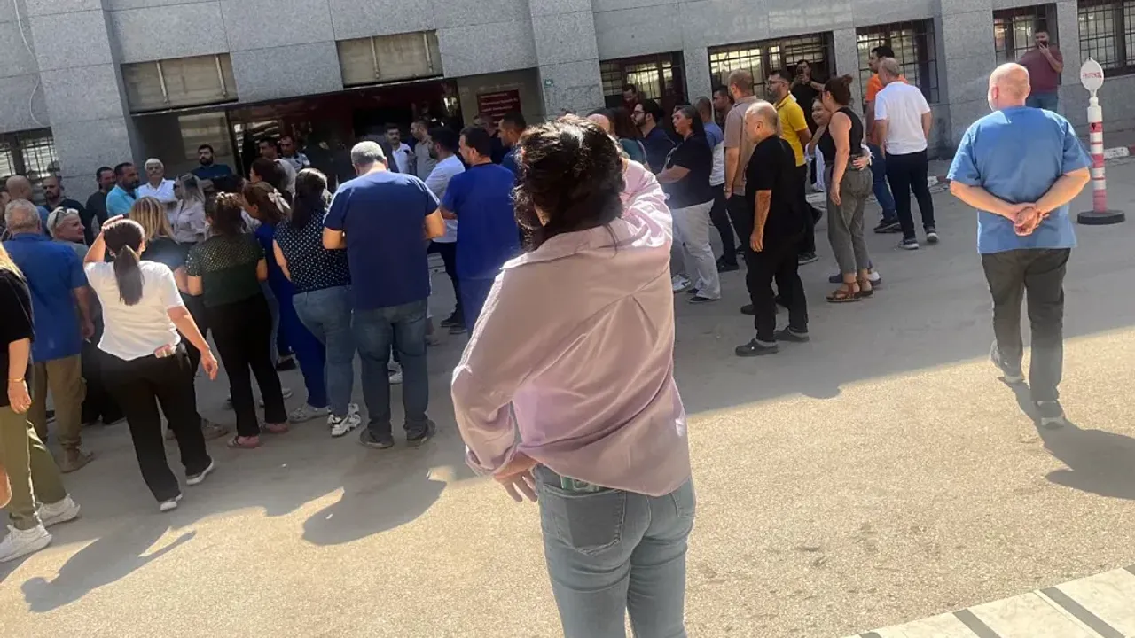 Balcalı hastanesi çalışanları İş bıraktı görseli