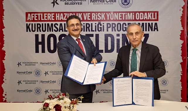 ‘Afetlere Hazırlık ve Risk Yönetimi Odaklı Kurumsal İş Birliği’ Protokolü İmzalandı görseli