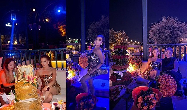 Melisa Özmen'e doğum gününde güller yağdı görseli