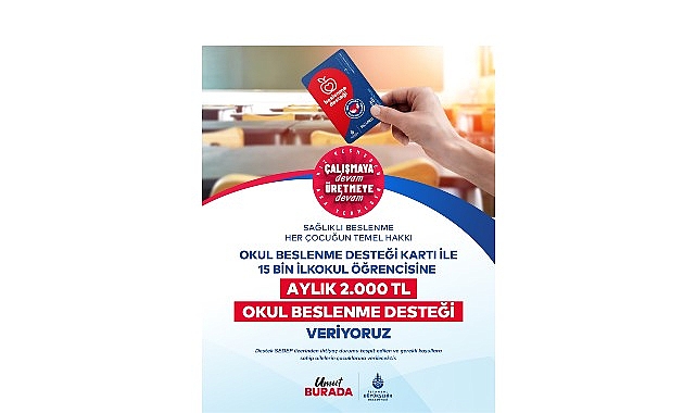 İBB’den İlkokul Öğrencilerine Okul Beslenme Desteği görseli