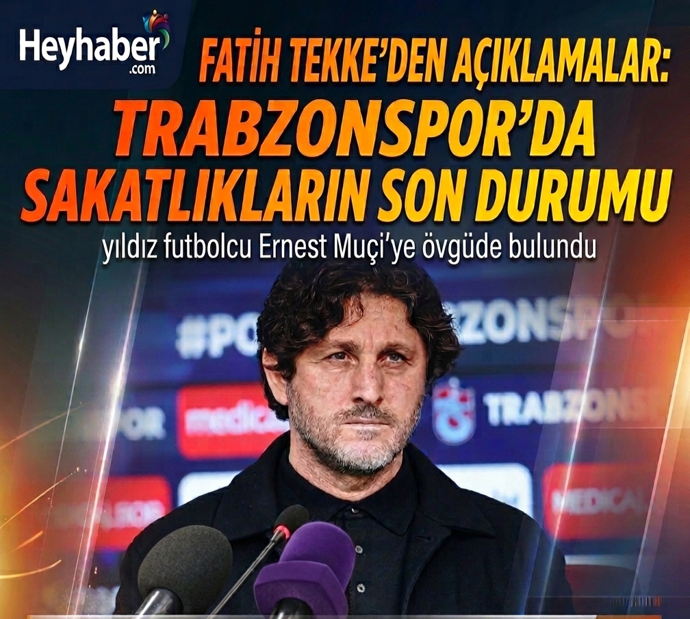Fatih Tekke'den Açıklamalar: Trabzonspor'da Sakatlıkların Son Durumu görseli