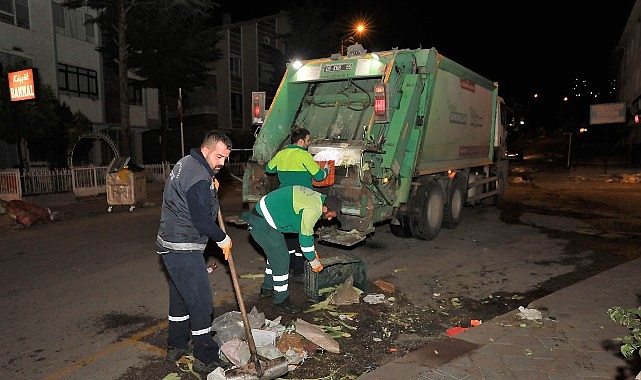 Keçiören'de Pazarların Ardından Hijyen Seferberliği görseli