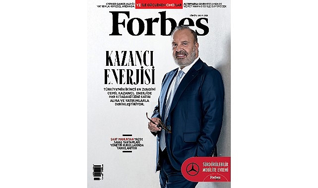 Enerji sektörünün her alanında Türkiye dışında büyüyen Cemil Kazancı Forbes Türkiye kapağında görseli
