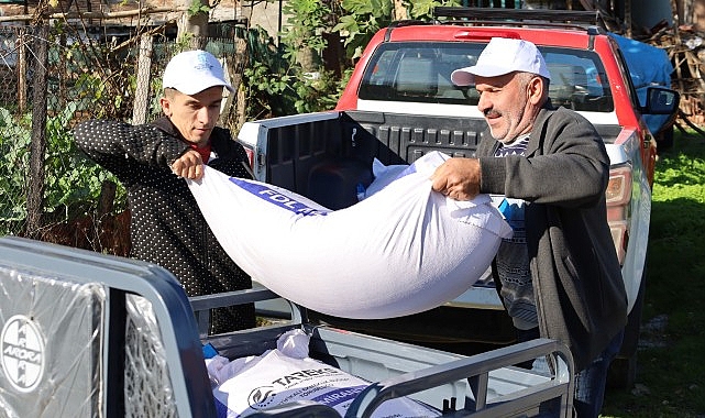 Büyükşehir'den yangın mağduru üreticilere destek görseli