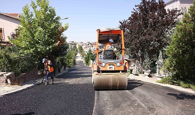 Çankaya'da Asfalt Mesaisi Devam Ediyor görseli