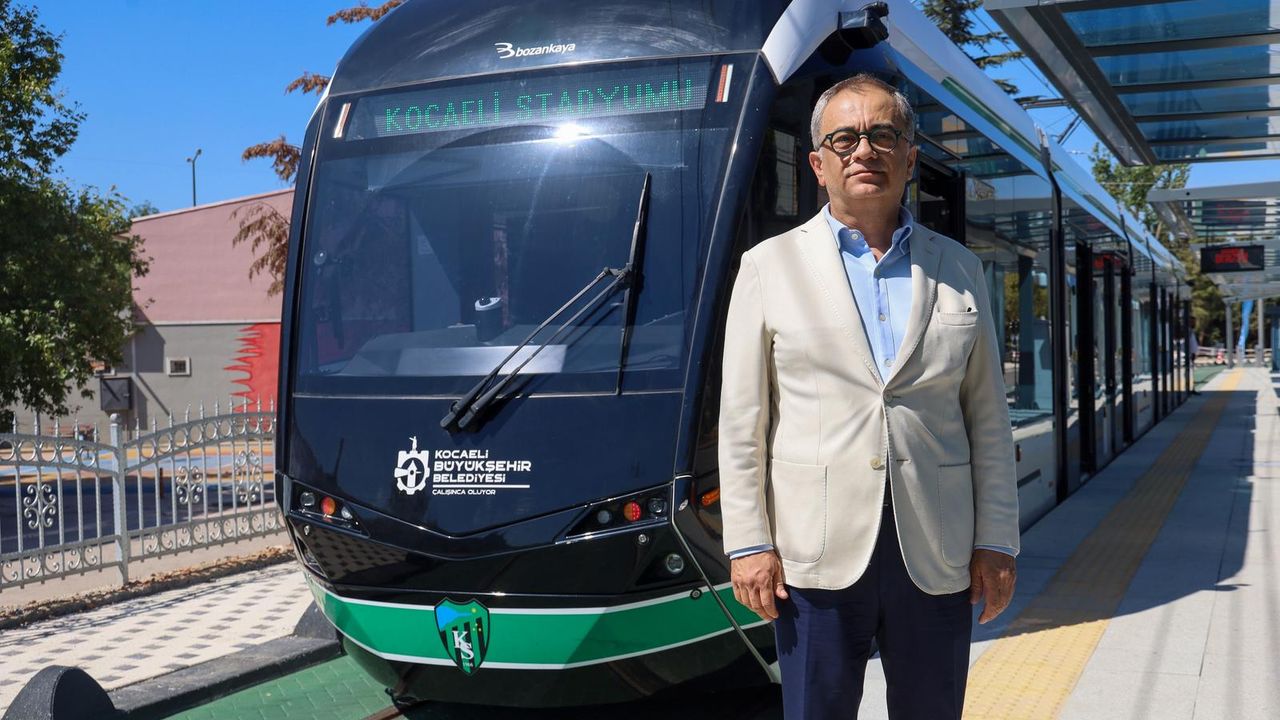 Kocaeli Alikahya Tramvay Hattı’nda iki istasyon devrede görseli