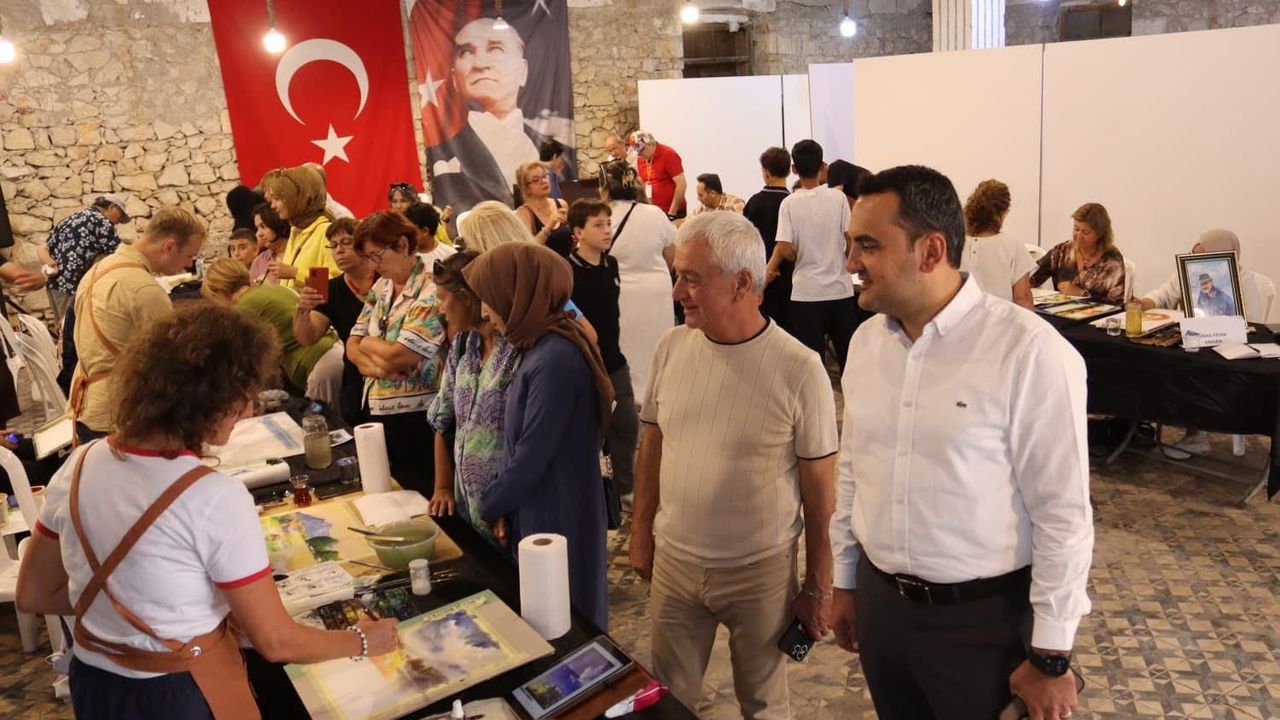6. Uluslararası Finike Suluboya festivali başladı görseli