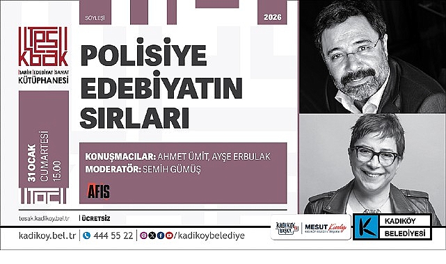 Polisiye Edebiyatın Sırları TESAK’ta Konuşulacak görseli