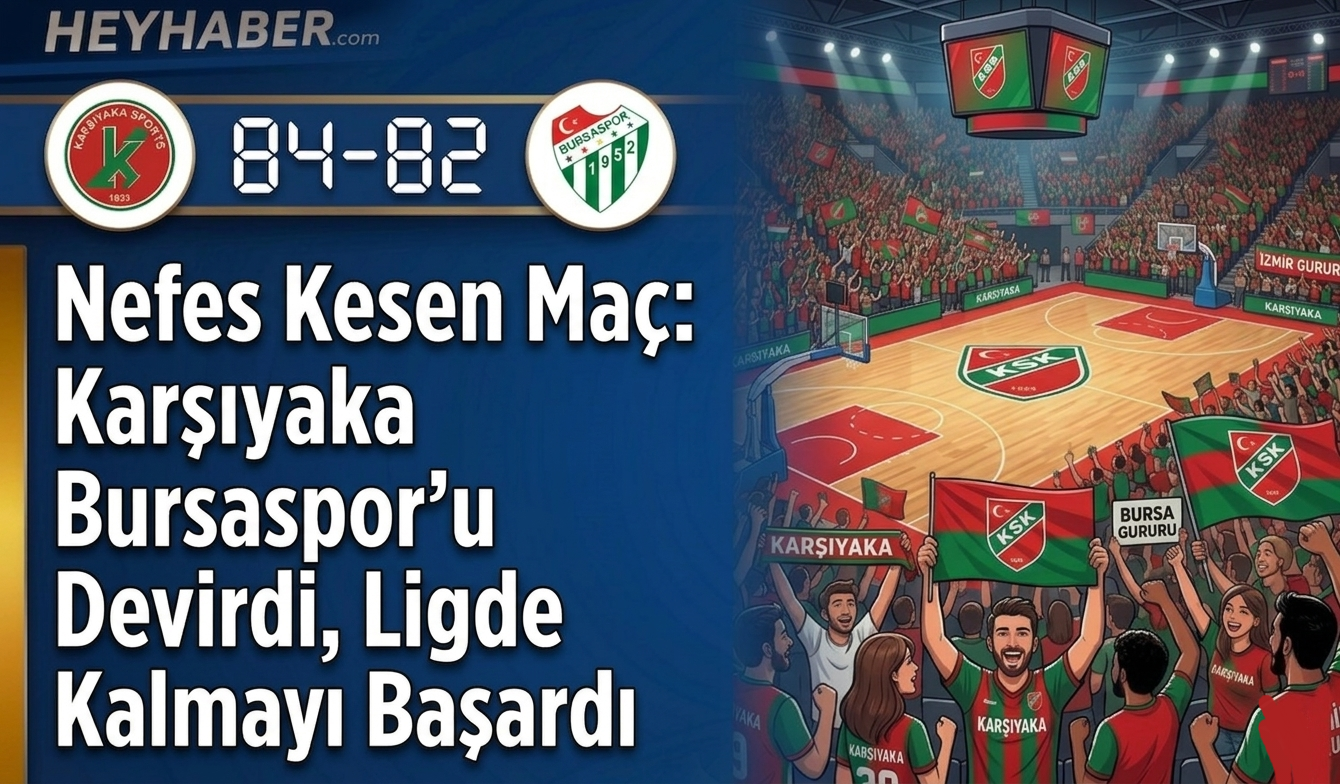 Nefes Kesen Maç: Karşıyaka Bursaspor’u Devirdi, Ligde Kalmayı Başardı görseli