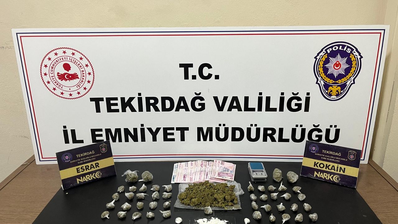 Tekirdağ’da zehir tacirlerine darbe görseli