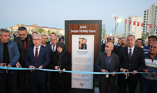 Şehit Şeyda Yılmaz Parkı Dualar ile Açıldı görseli