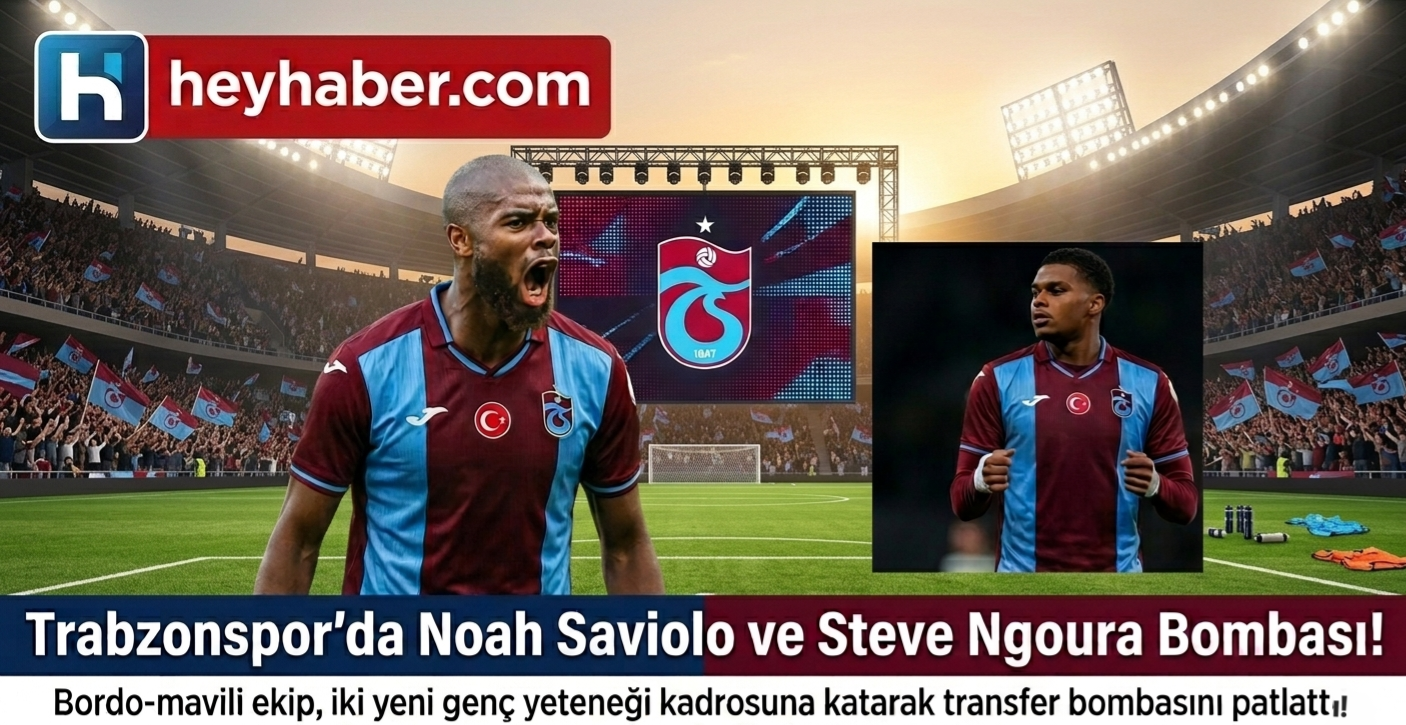 Trabzonspor'da Noah Saviolo ve Steve Ngoura Bombası! görseli