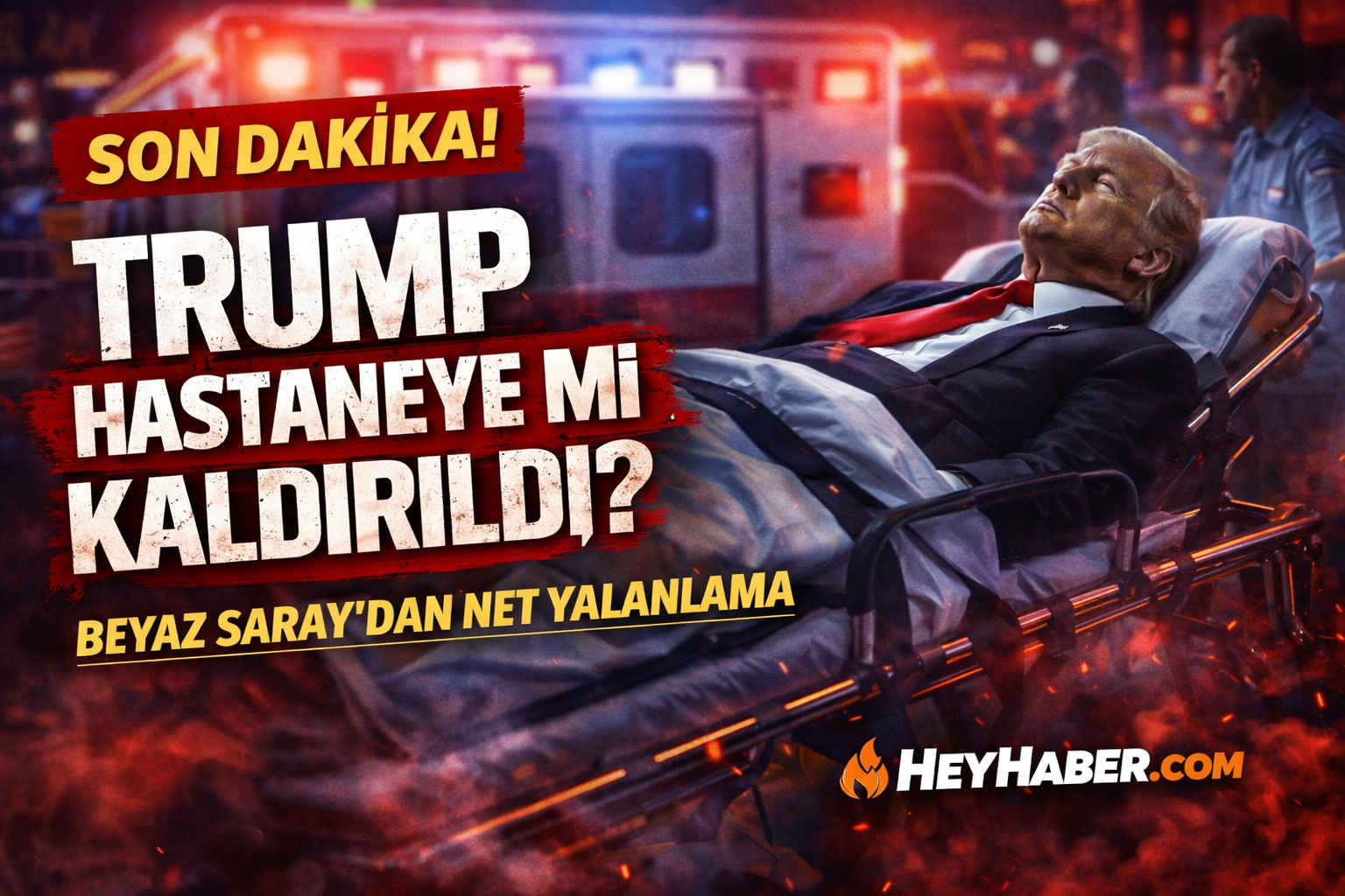 Trump hastaneye mi kaldırıldı? Neden? Yaşıyor Mu? görseli