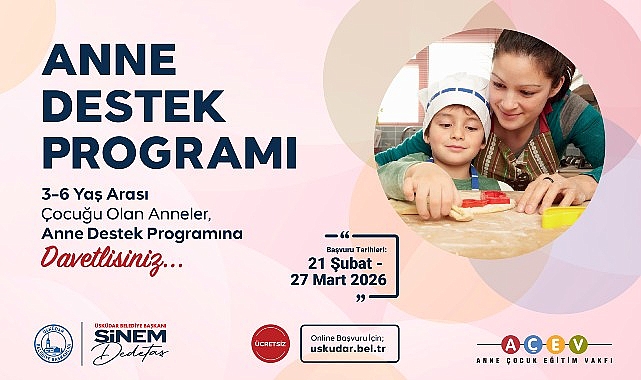 Üsküdar Belediyesi, AÇEV Anne Destek Programı’nın İkincisini Başlatıyor görseli