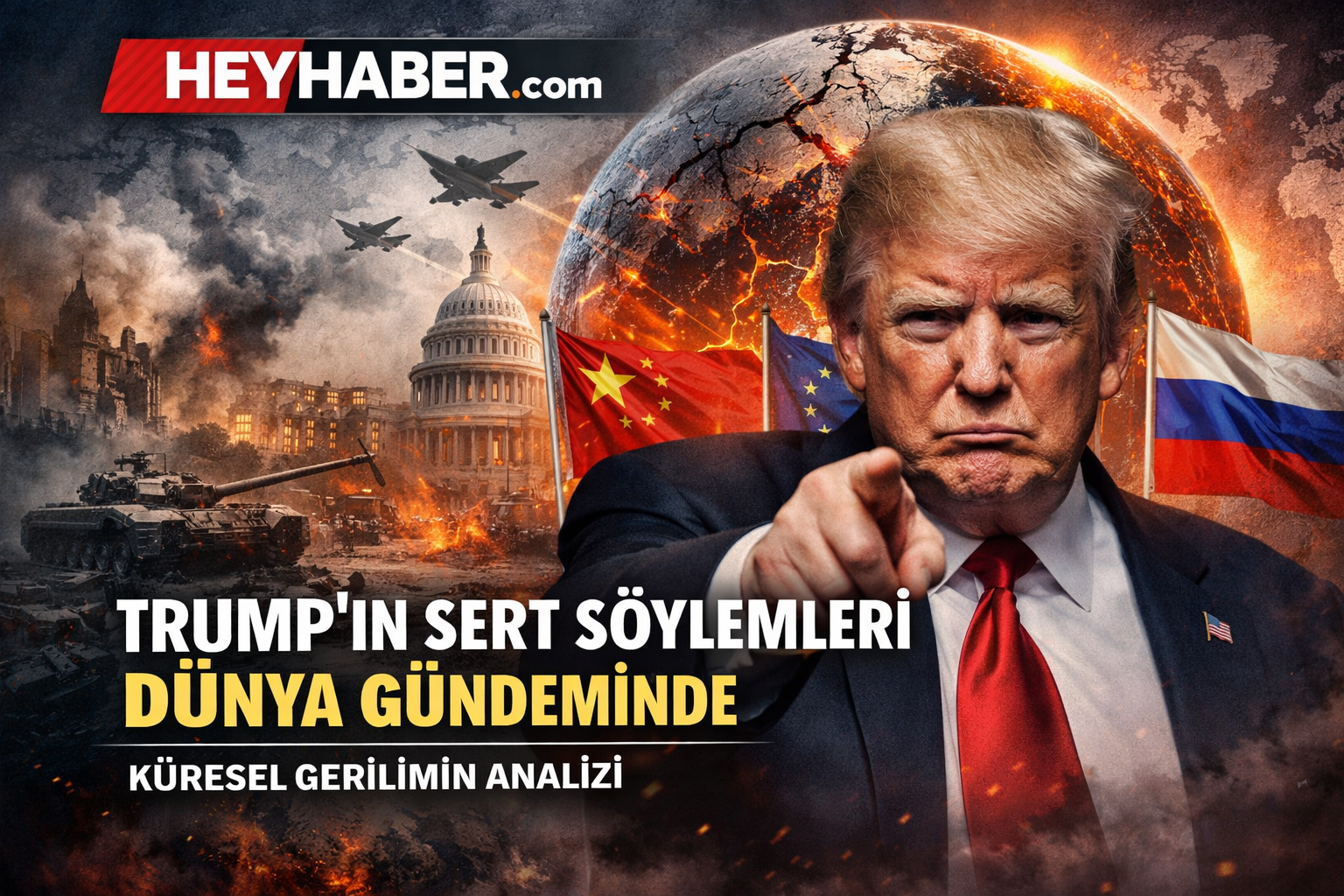 Trump tüm dünyadan nefret eder gibi hareket ediyor! görseli