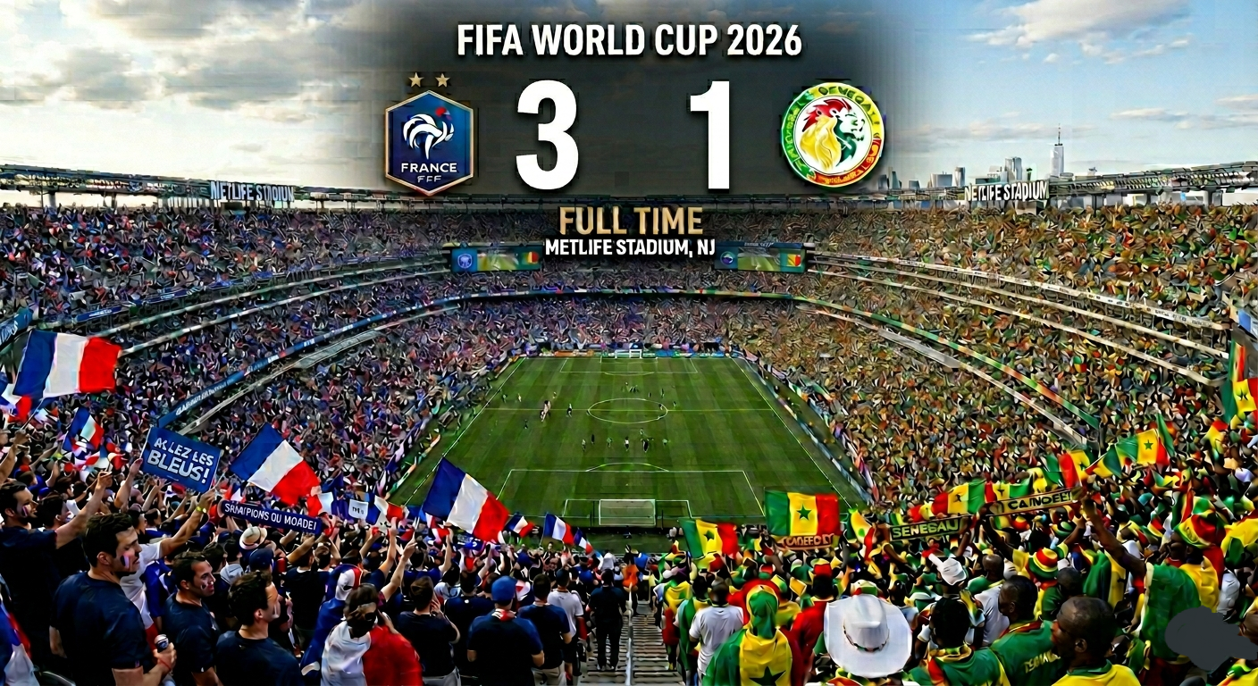 Senegal Direndi ama Fransa Kazandı! Dünya Kupası'nda Kritik 3 Puan görseli