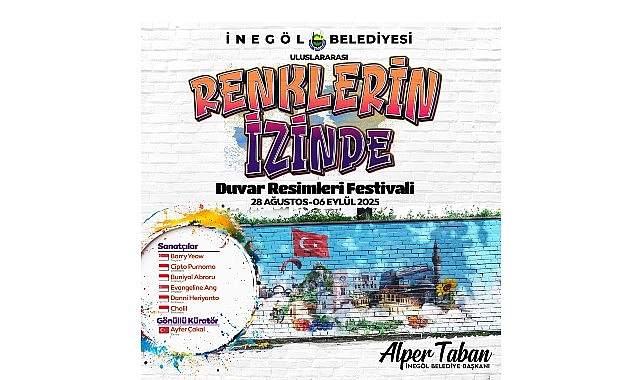 İnegöl’de Duvar Resimleri Festivali İçin Geri Sayım Başladı görseli