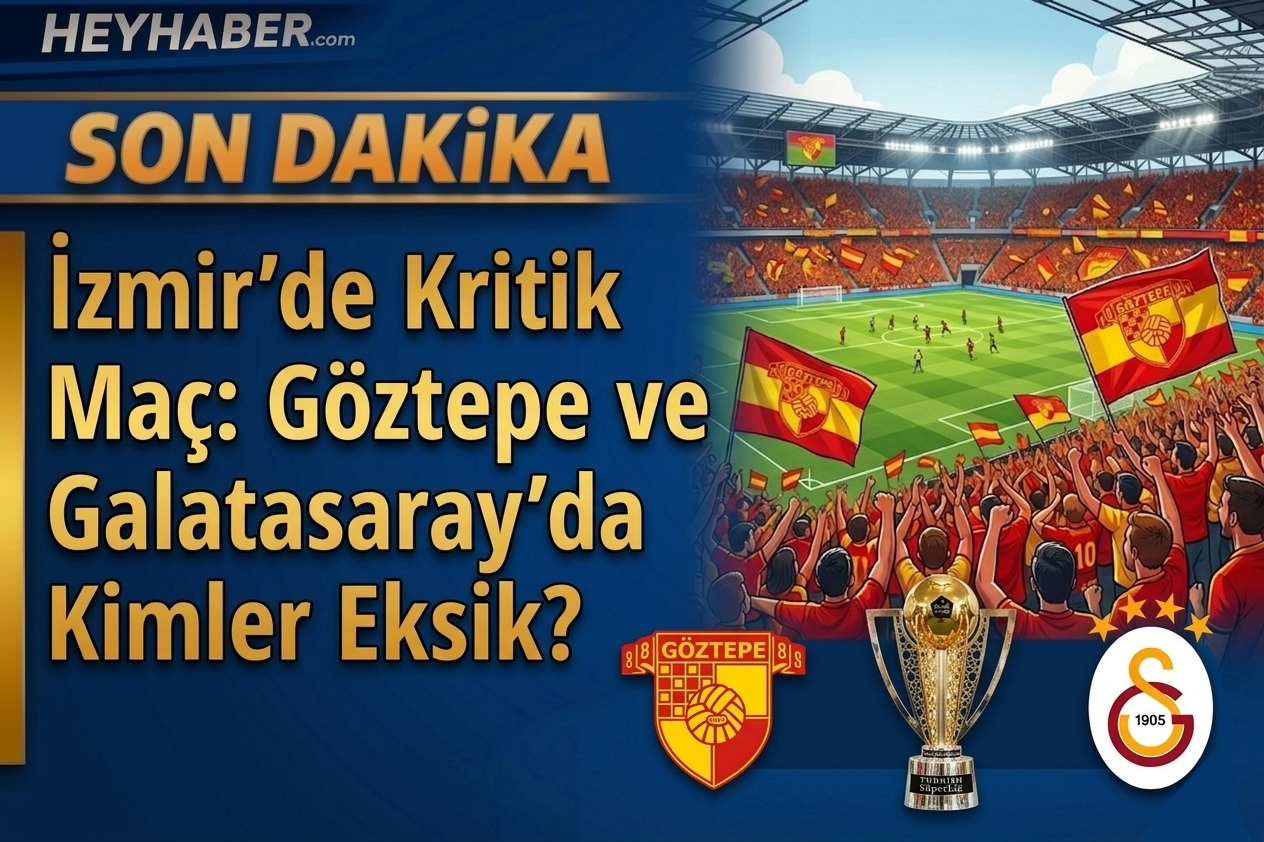 İzmir'de Kritik Maç: Göztepe ve Galatasaray'da Kimler Eksik? görseli