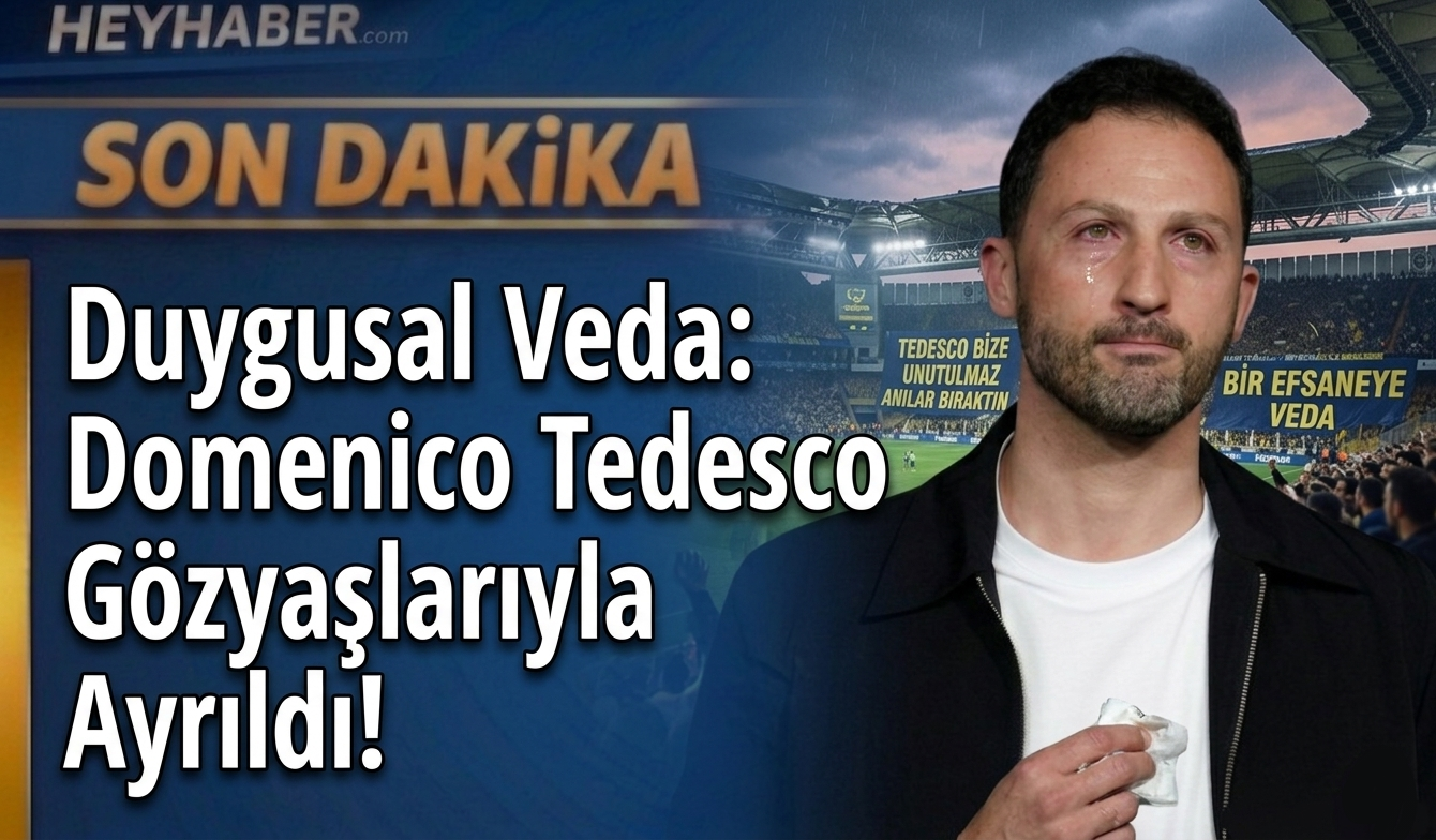 Duygusal Veda: Domenico Tedesco Gözyaşlarıyla Ayrıldı! görseli