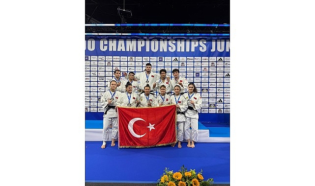 Osmangazi Belediyespor’un judocusu Avrupa kürsüsünde görseli