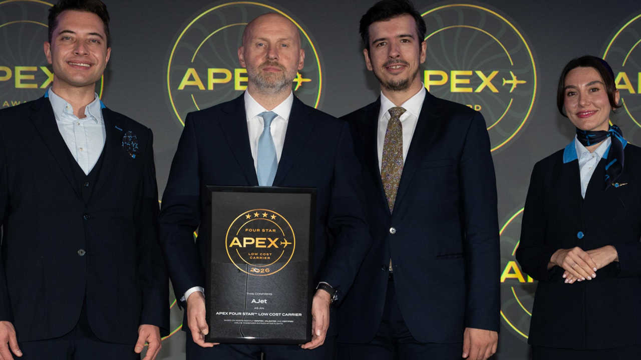 AJet’e APEX’ten 2 yılda 2 ödül görseli