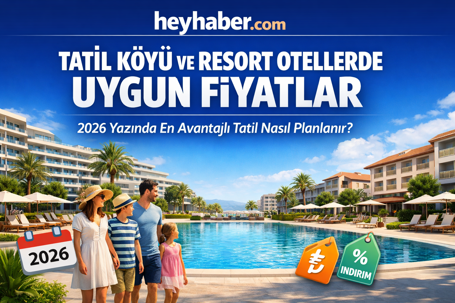 Tatil Köyü ve Resort Otellerde 2026 Yazında En Avantajlı Fiyatlar Nasıl Yakalanır? görseli