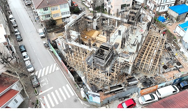 Yeni Kuruçeşme Merkez Camii şekillenmeye başladı görseli