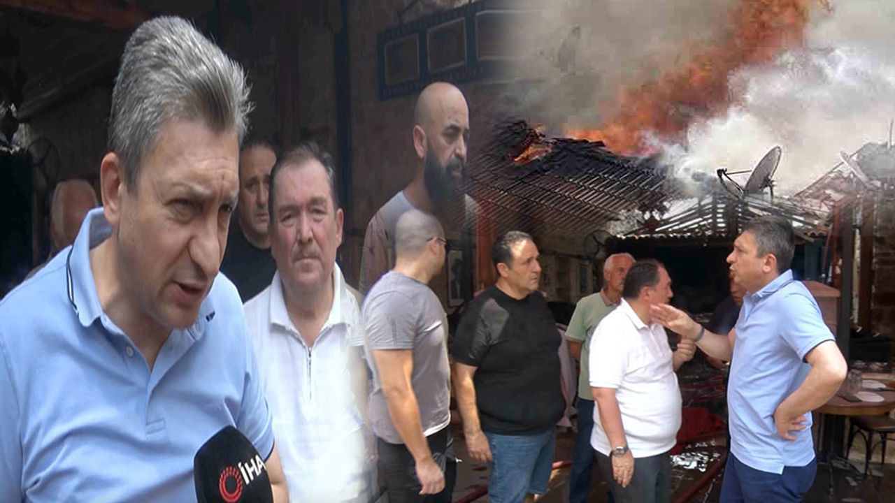Vali Şahin: Kaleiçi yangın kontrol altında görseli
