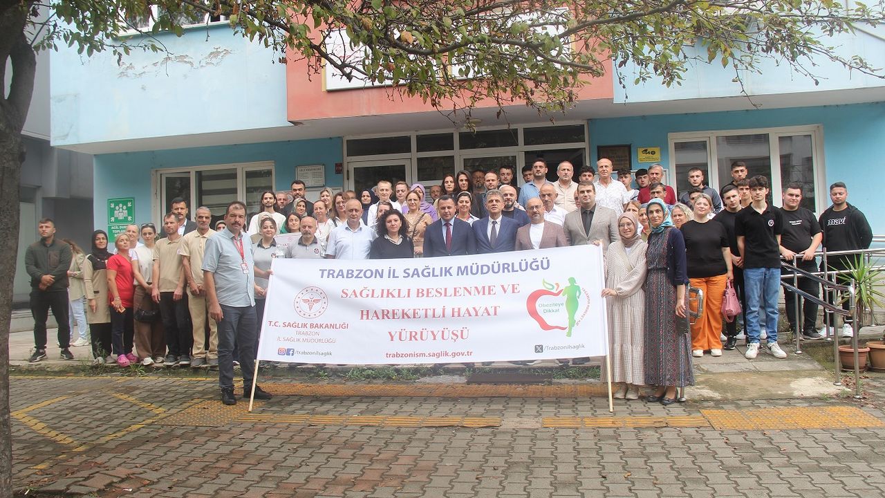 Trabzon Vakfıkebir’de “Sağlık için harekete geç” yürüyüşü görseli
