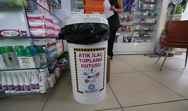 Bakırköy’de Atık İlaçlar Eczanelerde Toplanıyor görseli