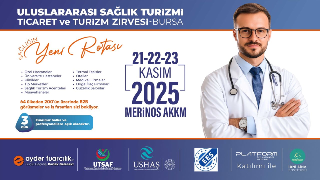 Dünya sağlık turizminin kalbi Bursa’da atacak görseli
