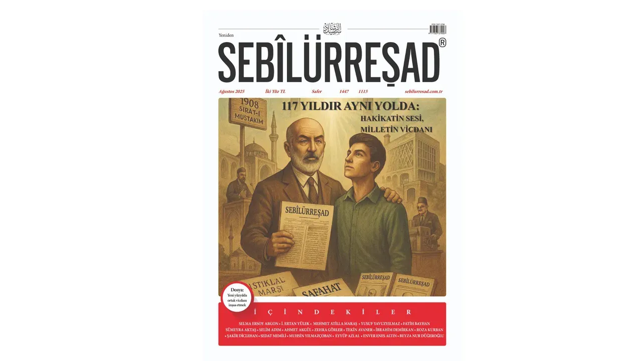 Sebîlürreşâd dergisinin ağustos sayısı çıktı görseli