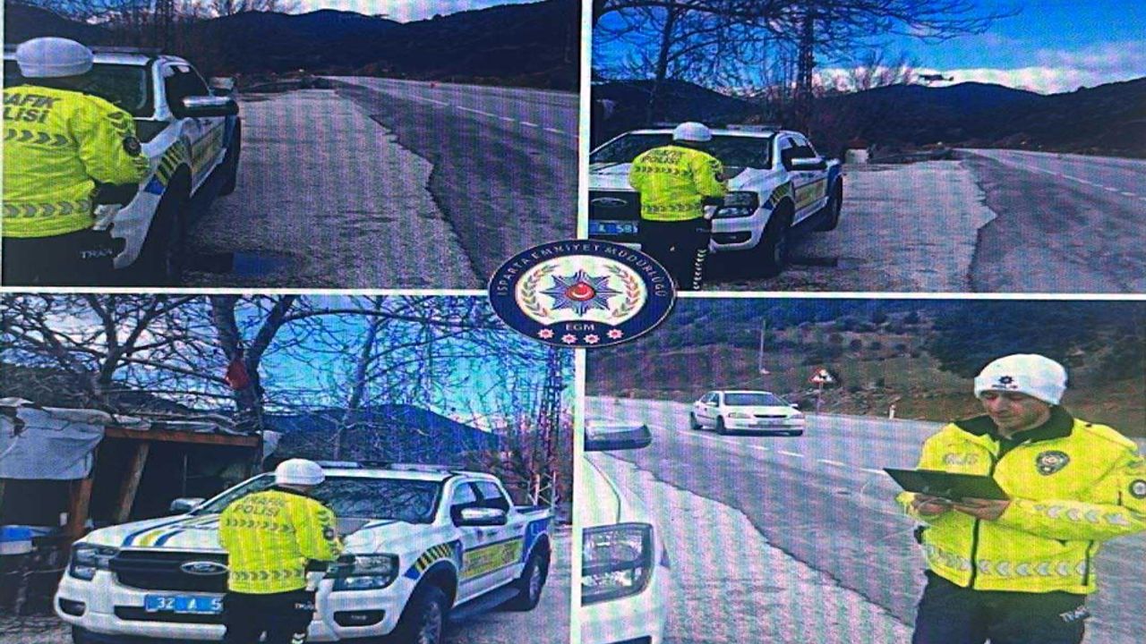 Isparta–Antalya karayolu’nda drone destekli trafik denetimi görseli