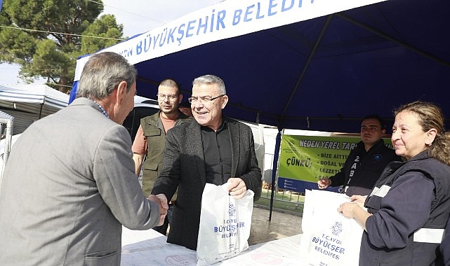 Başkan Çerçioğlu, Ata Tohumlarından Üretilen Fideleri Köşk’te Vatandaşlarla Buluşturdu görseli