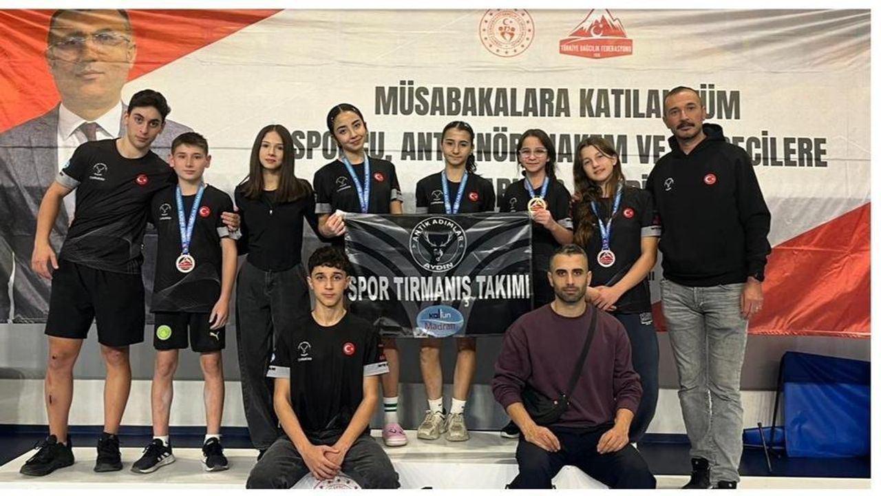 Aydınlı sporculardan Türkiye rekorları görseli